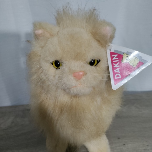 Vintage Dakin Persian Cat Standing Plush Stuffed Animal - Picture 3 of 10